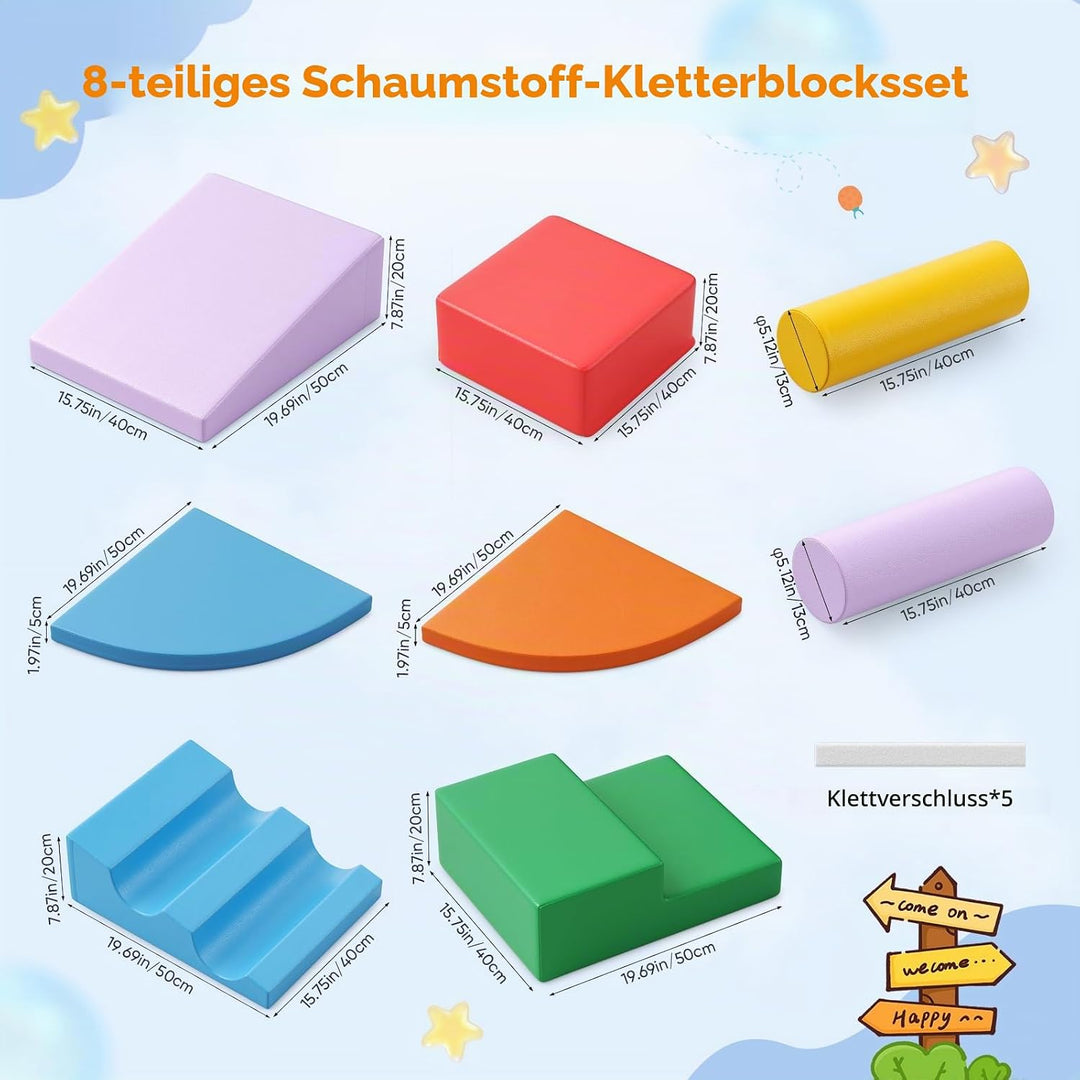 Kinder Schaumstoffbausteine, grosse Schaumstoffbausteine, Indoor-Kletterblöcke, Kinderklettergerüste