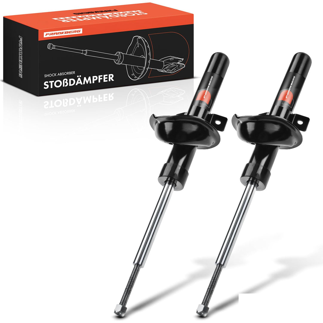 Frankberg 2x Stossdämpfer Gasdruck Vorderachse Kompatibel mit Fiesta IV JA JB 1995-2002 Fiesta Kaste