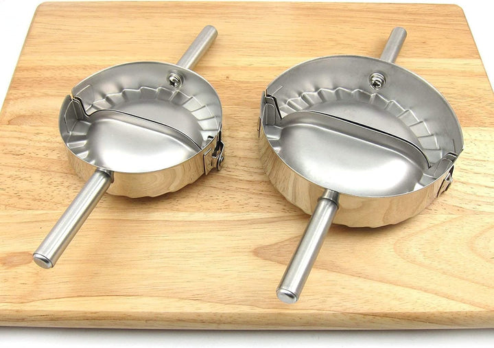 Best Utensils Stampo per ravioli/pierogi e tagliapasta in acciaio inox, Acciaio inossidabile, silver