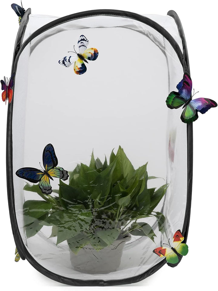 Hyindoor Insekt Und Schmetterling Habitat Käfig Terrarium Schutz Käfig Schwarz, Schwarz
