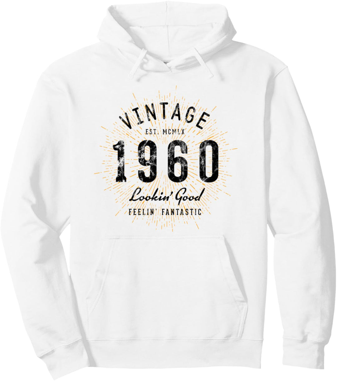 Vintage Geburtstag geboren 1960 Pullover Hoodie