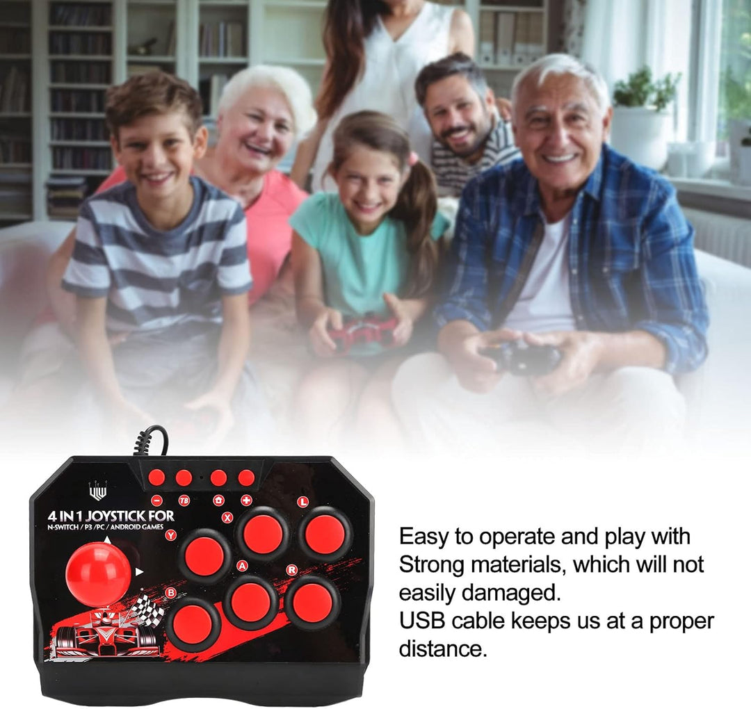 Arcade Fight Stick, Wired Arcade Joystick Universelles tragbares Arcade Fight Stick Computerspiel-Co