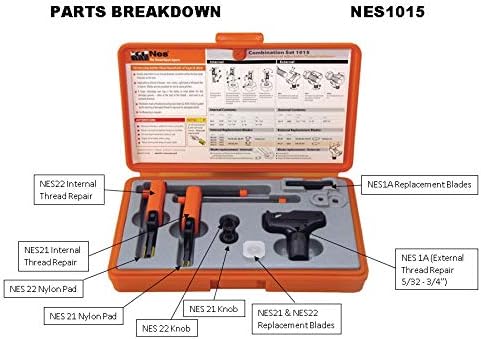 Nes Universal Aussengewinde-Reparatursatz NES1A, 21, 22, 3-teilig, NES1015 NES1A, 21, 22 - 3-Piece,