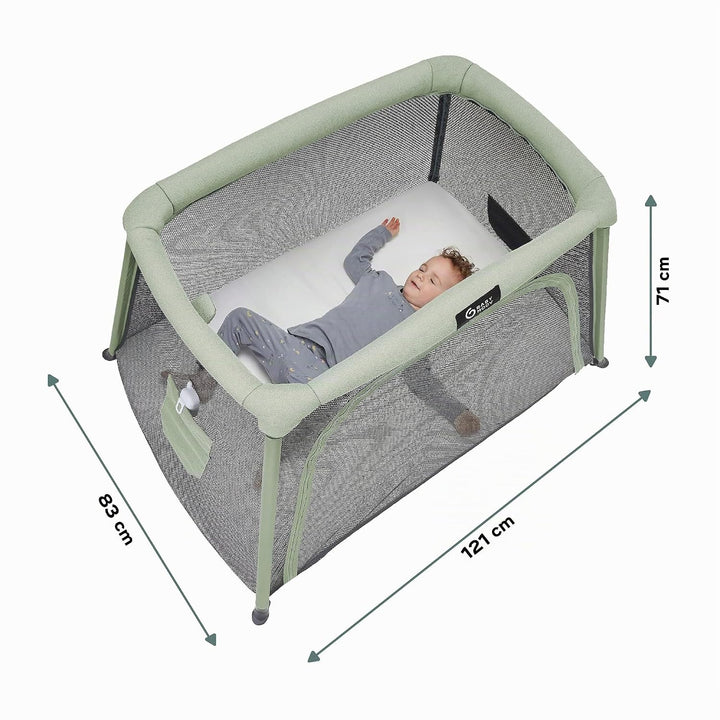 Babymoov Moov & Comfy 3-in-1 Reisebett für Babys und Kleinkinder - bis 20kg, mit zwei Ebenen, Beiste