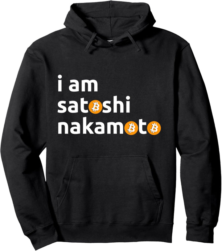 Ich bin Satoshi Nakamoto - Crypto Blockchain Bitcoin Creator Pullover Hoodie