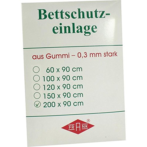 BETTEINLAGE Gummiplatte 0,3 mm 90x200 cm weiss 1 St