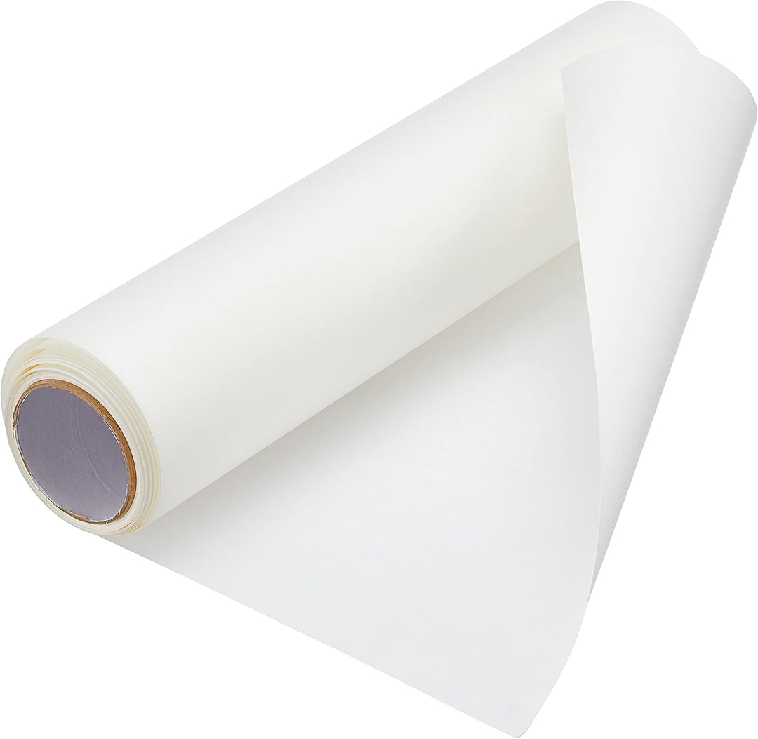 Madeira Tear Away Cotton Fix Stickvlies Selbstklebend,30 cm x 3m,Weiss, Weiss