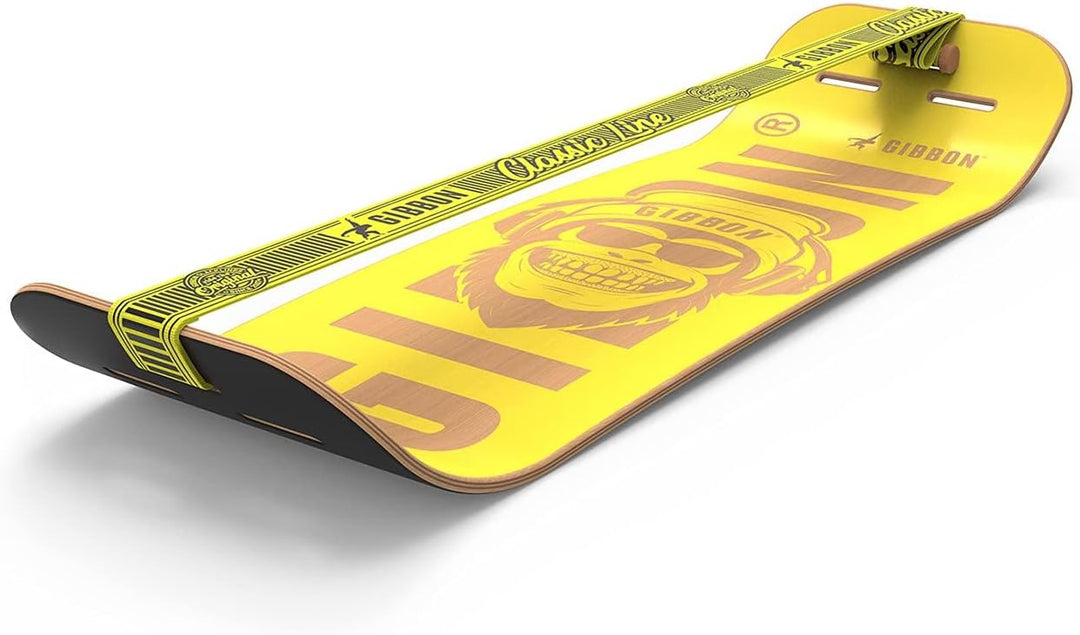 GIBOARD-SET BONZO CLASSIC - Innovatives Balance Board | Freestyle-Workout | hochwertiges Buchenholz