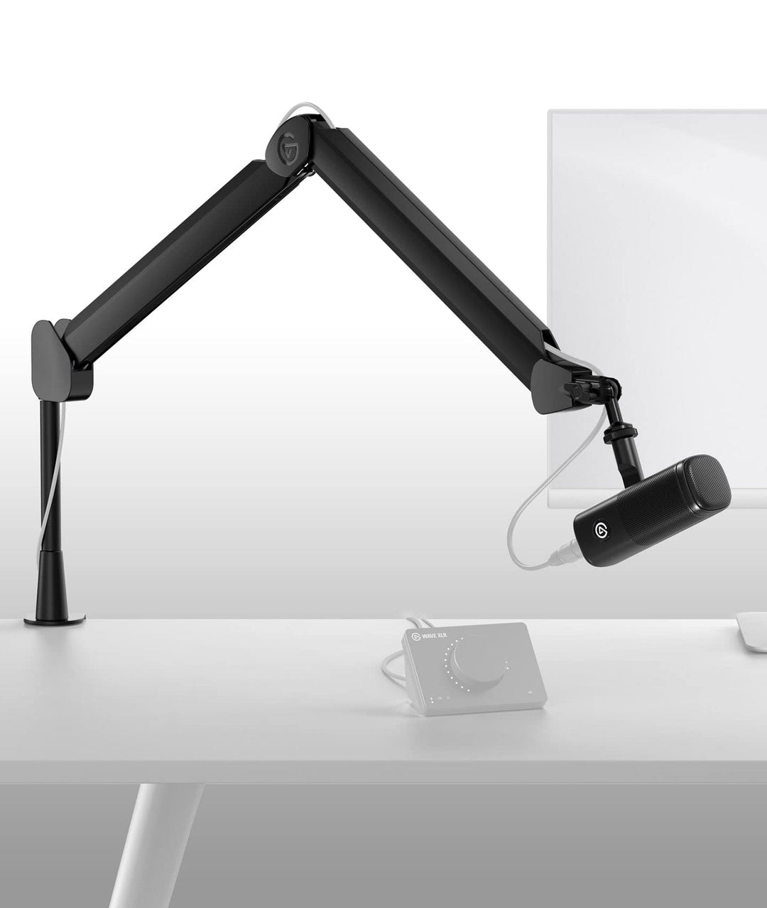 Elgato Wave DX – Dynamisches XLR-Mikro & Wave Mic Arm - Premium Streaming Boom Arm mit Kabelkanälen