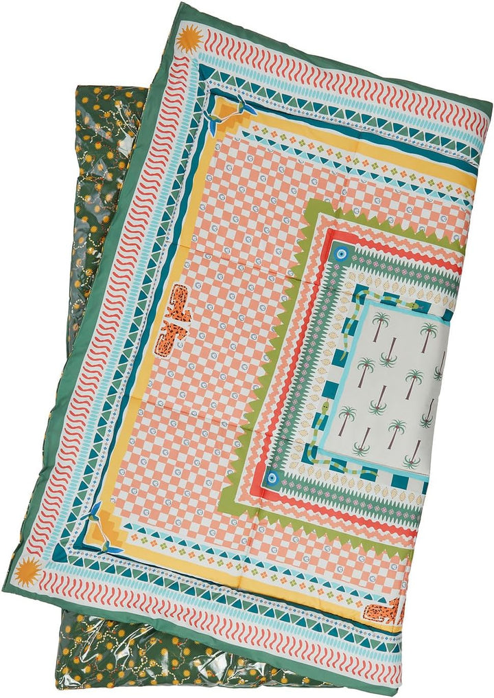 BUTLERS Picknickdecke 140x180 cm - Picnic Deluxe - Picknickdecke Baumwolle gefüttert | Liegedecke St