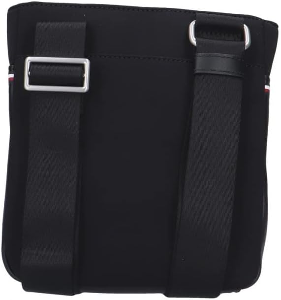 Tommy Hilfiger Herren Umhängetasche TH Urban Nylon Mini Crossover Klein, Schwarz (Black), Einheitsgr