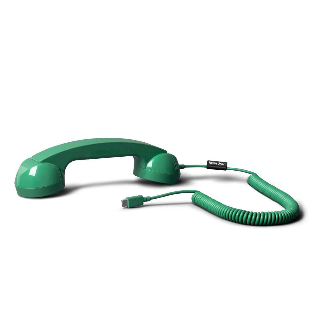 Native Union Pop Phone – Retro-Telefonhörer mit Mikrofon &amp; Lautsprecher, USB-C für iPhone, iPad, Lap
