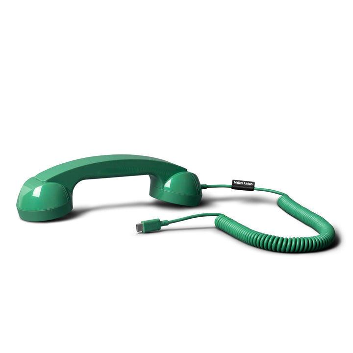 Native Union Pop Phone – Retro-Telefonhörer mit Mikrofon &amp; Lautsprecher, USB-C für iPhone, iPad, Lap