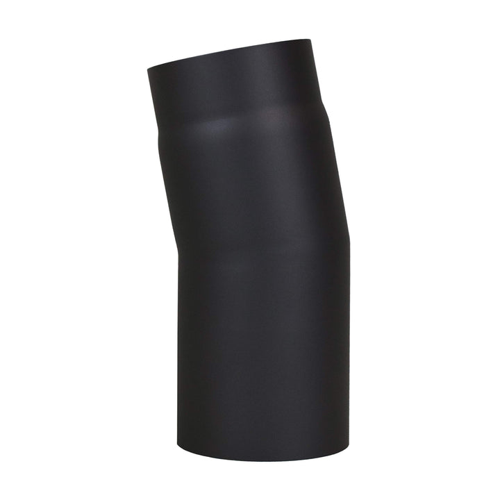 Ofenrohr Bogen 11° Grad, im Durchmesser, DN Ø 150 mm, Farbe: schwarz-metallic - weitere Rohre aus un
