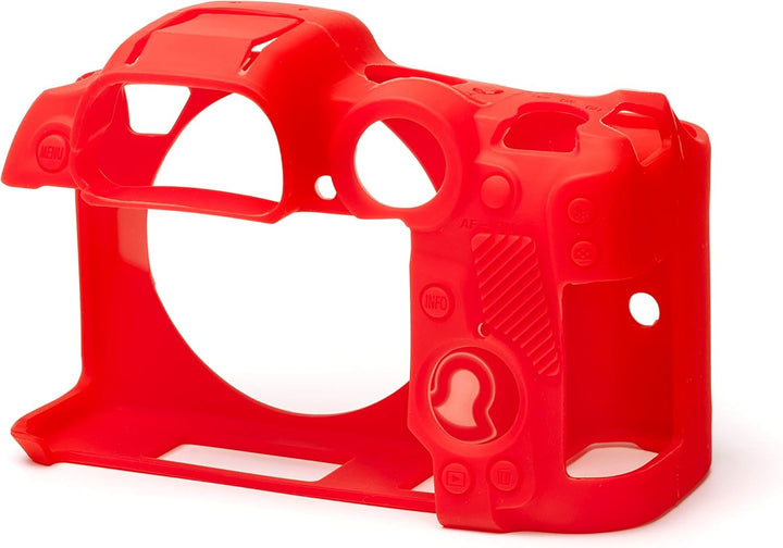easyCover - Silikon Kameratasche - Schutz für Ihre Kamera - Canon R7 - Rot Red, Red