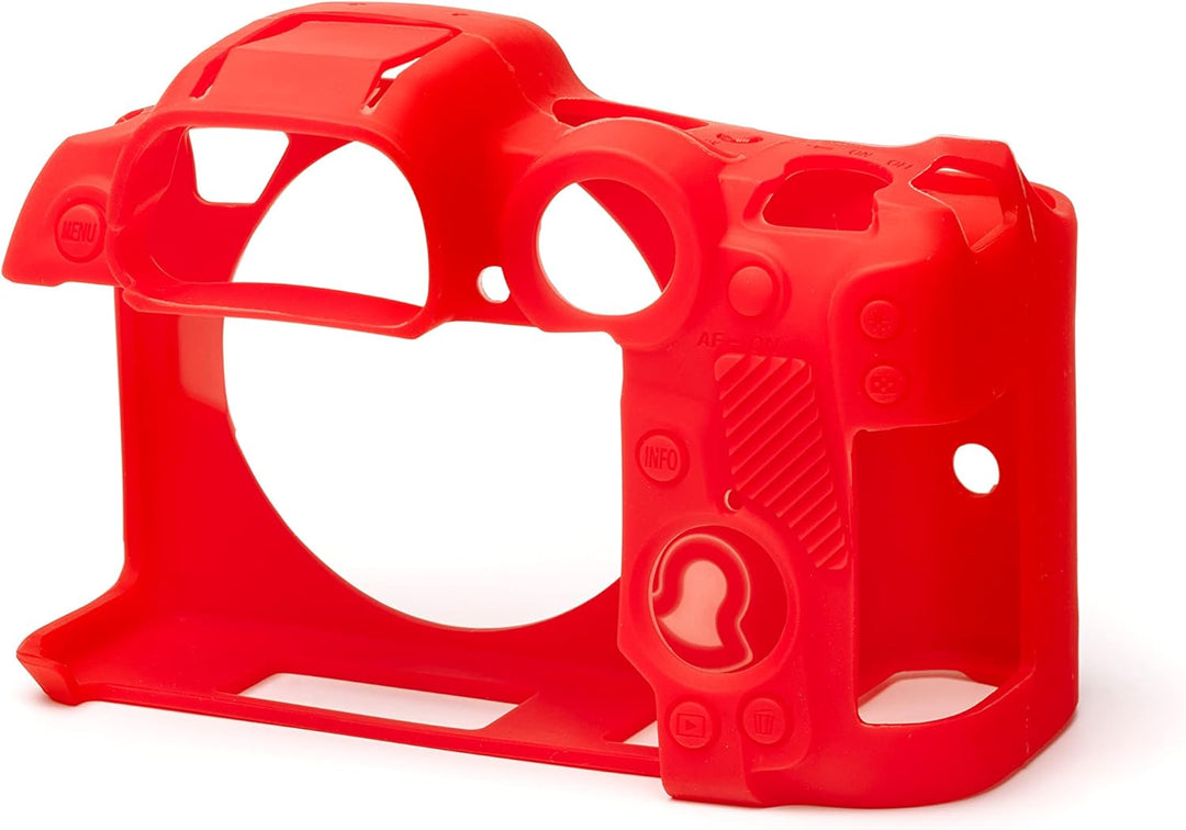 easyCover - Silikon Kameratasche - Schutz für Ihre Kamera - Canon R7 - Rot Red, Red