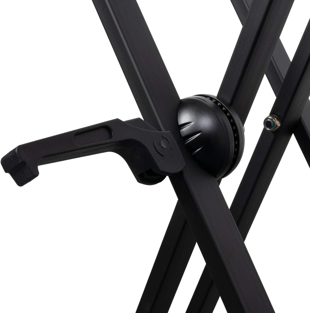 CASCHA Double X-Frame Keyboard Ständer höhenverstellbar aus Metall I Keyboard Stand Gestell für Keyb