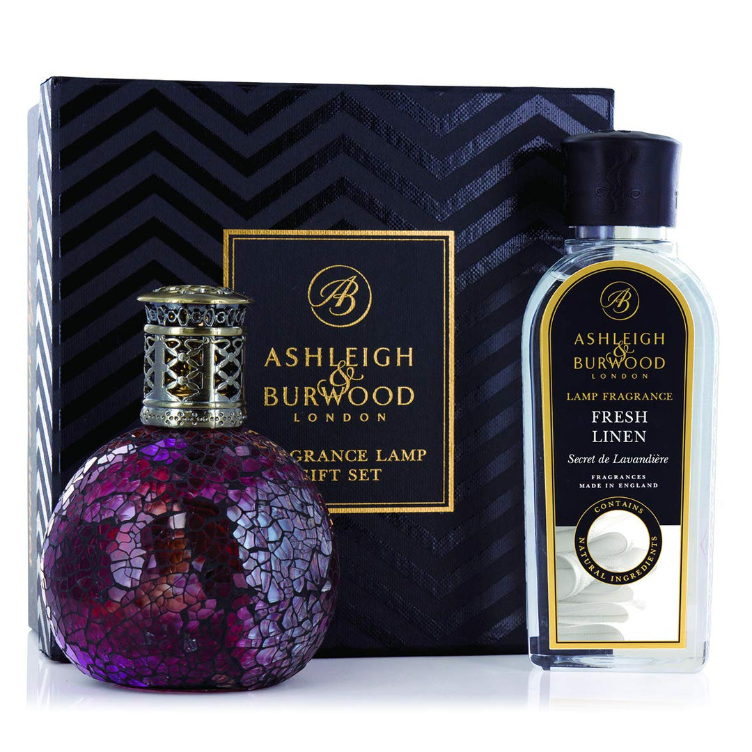 Ashleigh & Burwood Duftlampe "Rose Bud" mit Raumduft "Fresh Linen" 250ml