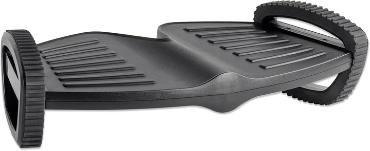 Manhattan 462181 Ergonomische Fussstütze mit Schwingfunktion, Schwarz