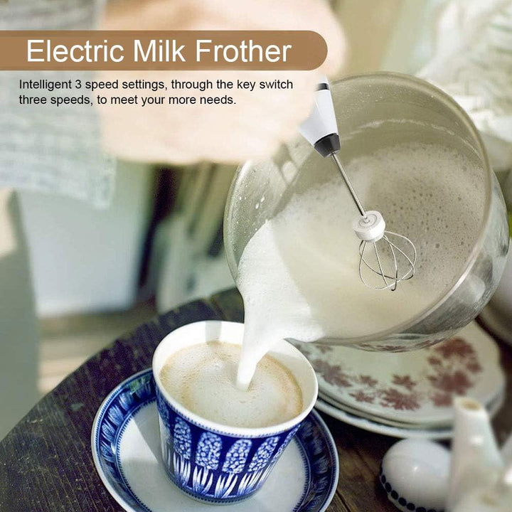 USB Milchaufschäumer Elektrisch Kabellos für Kaffee Milchschäumer Mini Mixer Küchengerät für Zuhause