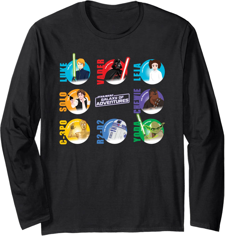Star Wars Galaxy of Adventures Cast Langarmshirt