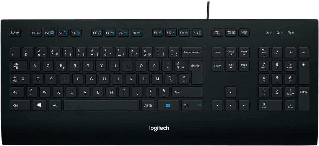 Logitech K280e Pro Kabelgebundene Business Tastatur für Windows, Linux und Chrome, USB-Anschluss, Ha