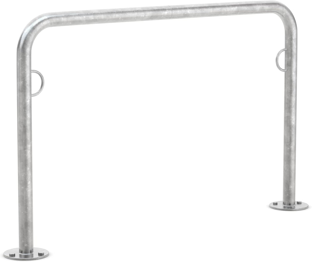 Fahrradanlehnsystem Trust 31 | 3er Pack | zum Aufdübeln | 1250mm | mit Ringösen | Fahrradständer für