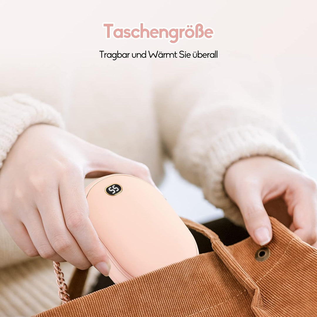 Wiederaufladbare Handwärmer, EOSVAP 5200mAh - 10000mAh Elektrische Tragbare Taschenwärmer Power Bank