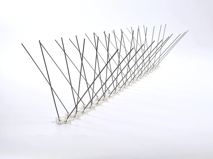 5 Meter Vogelabwehr, Taubenabwehr - 20 St. x 25 cm Lange Leiste mit 4 Reihen