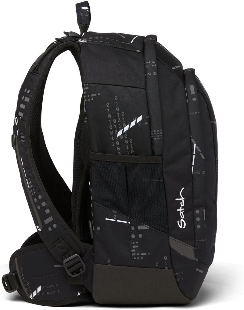 satch Air Schulrucksack Set 3tlg. inkl. Schlamperbox und Sporttasche Ninja Matrix, Ninja Matrix