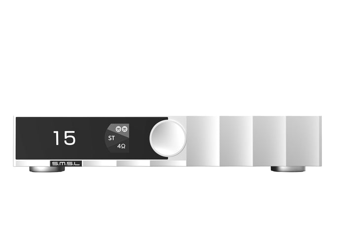 SMSL PA400 GaN-Powered Stereo High Power Amplifier(400W), High-Fidelity Audio Amp with XLR/RCA Input