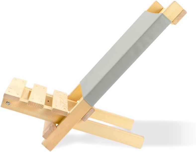 SDJOOL klappbarer Strandstuhl, Campingstuhl, Gartenstuhl, Liegestuhl aus Holz - Outdoorstuhl klappba