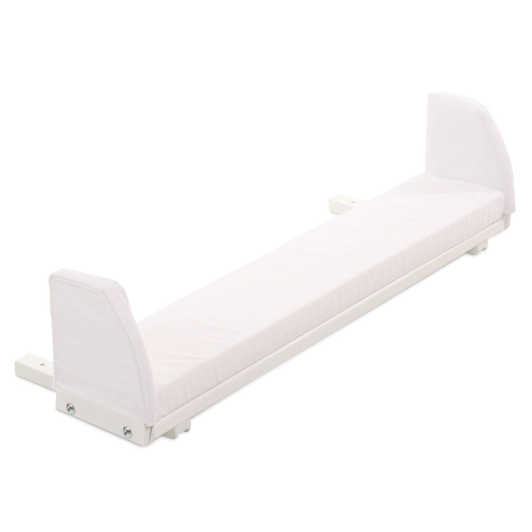 babybay Verlängerungsseite weiss lackiert inkl. Matratzenergänzung weiss passend für Modell Original