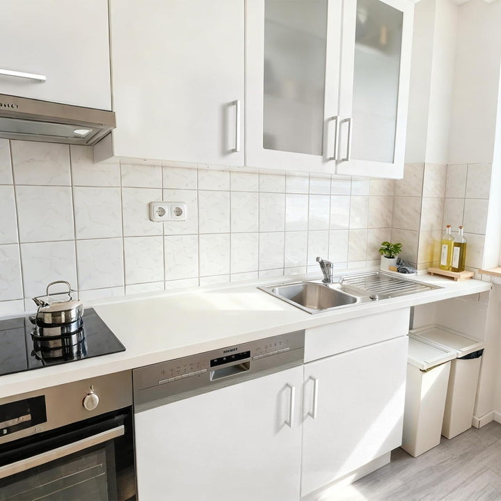 LONTAN 15 Stück Schrankgriffe Weiss Möbelgriffe 160mm lochabstand Möbelgriffe Weiss Griffe für Küche