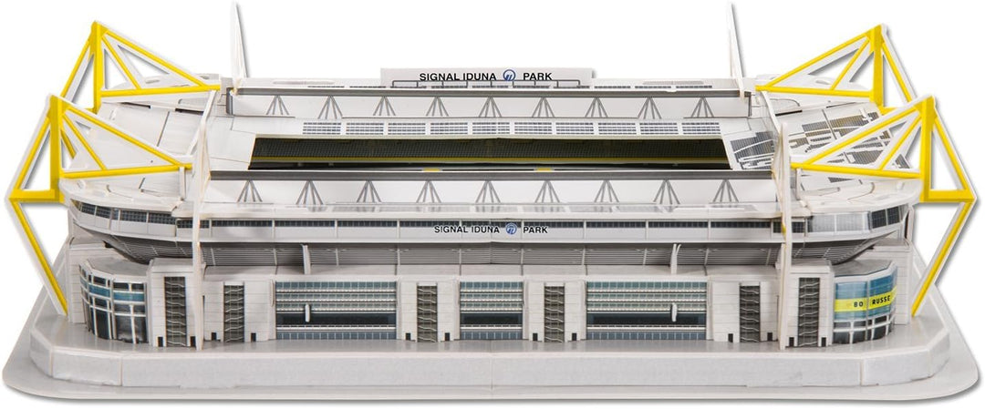 Borussia Dortmund BVB-3D-Stadionpuzzle & BVB-Zauberhandtuch (60 x 30 cm), Schwarz/gelb Bundle mit BV