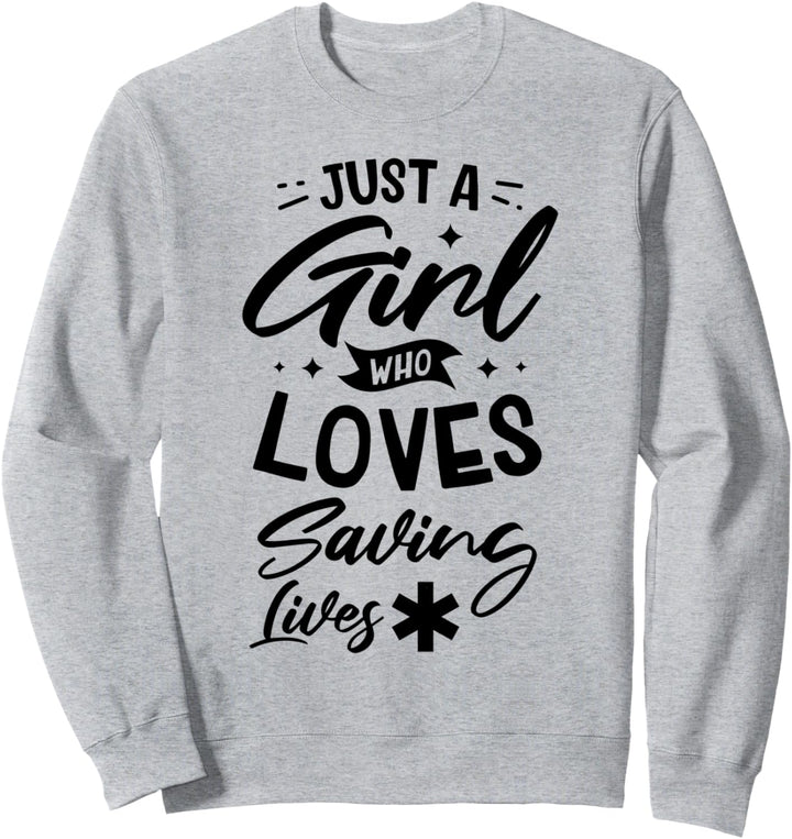 Leben retten Ironic Sanitätsdienst Krankenwagen Sweatshirt