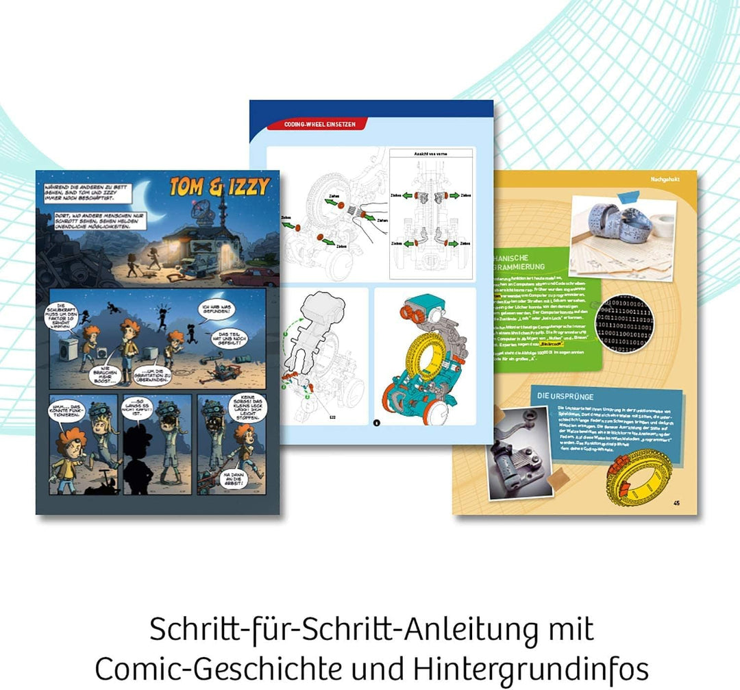 Kosmos 620646 Codix-Dein mechanischer Coding Roboter Spielzeug, Experimentierkasten Codix Edition