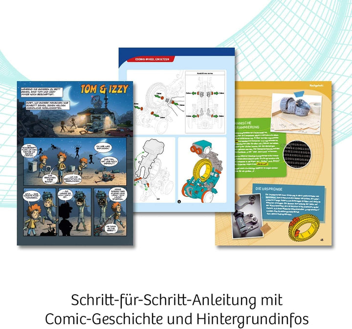 Kosmos 620646 Codix-Dein mechanischer Coding Roboter Spielzeug, Experimentierkasten Codix Edition