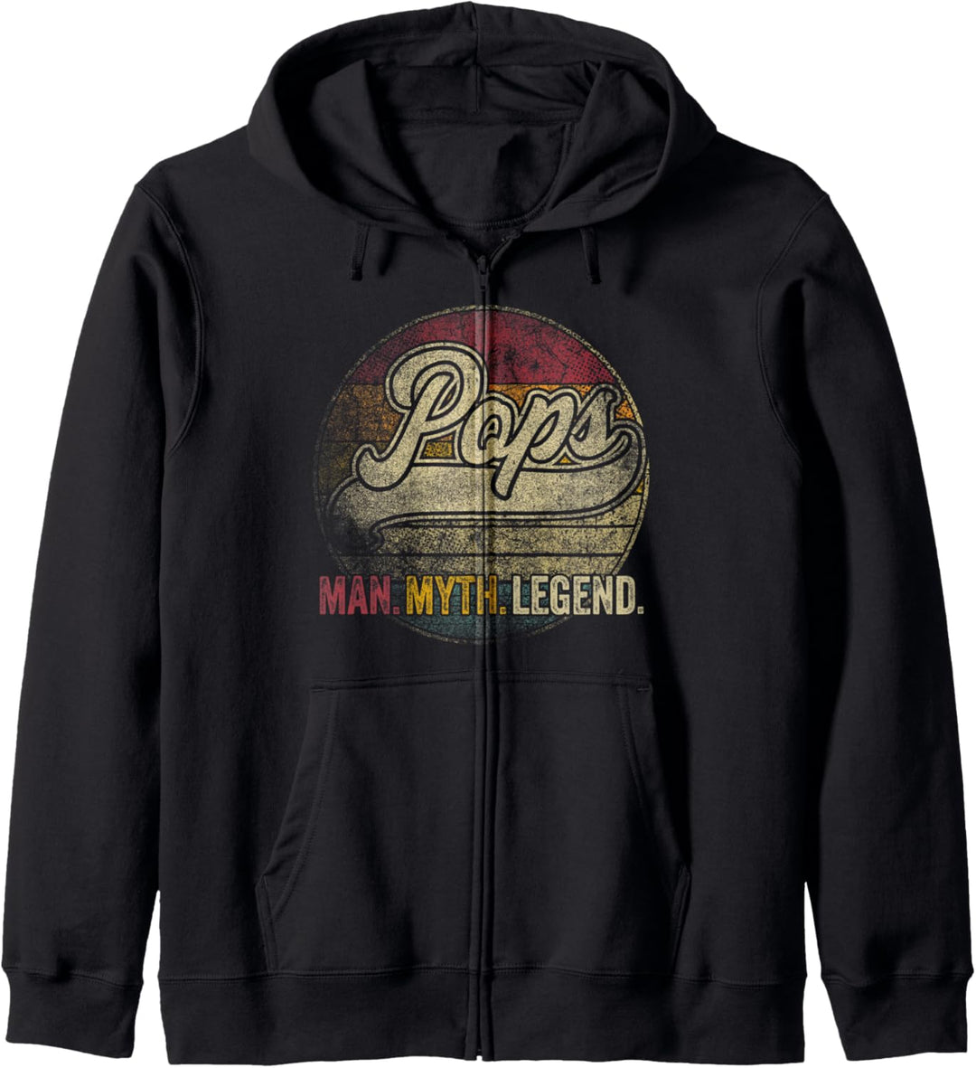Pops Shirt Grandpa Dad Birthday Father's Day Funny Humor Kapuzenjacke