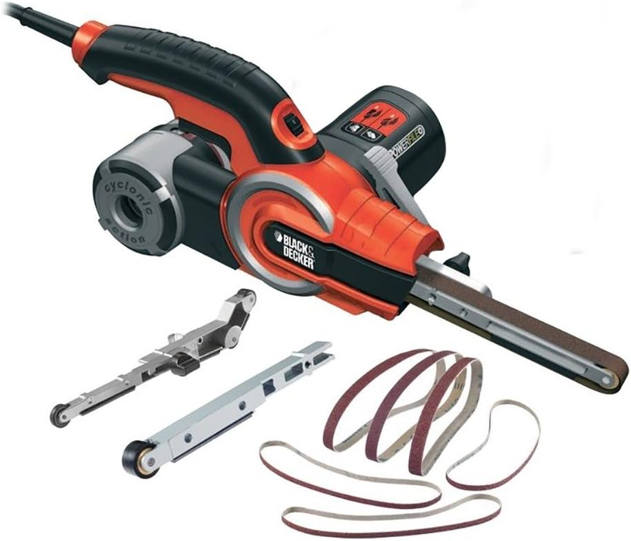 Black + Decker KA902EK Elektrofeile, Absaugvorrichtung, 400 W,