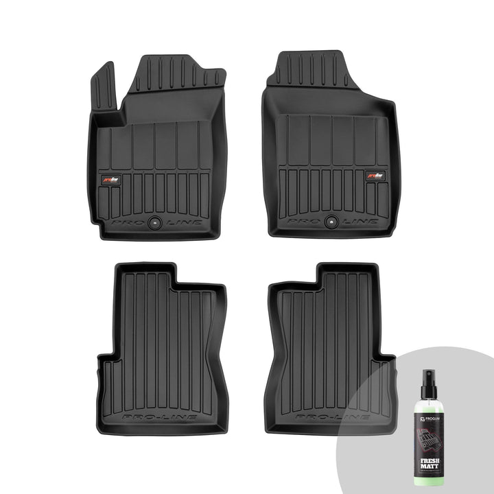 FROGUM ProLine 3D Gummimatten Exklusiven Auto Fussmatten Autofussmatten für Kia Picanto I 2003-2011