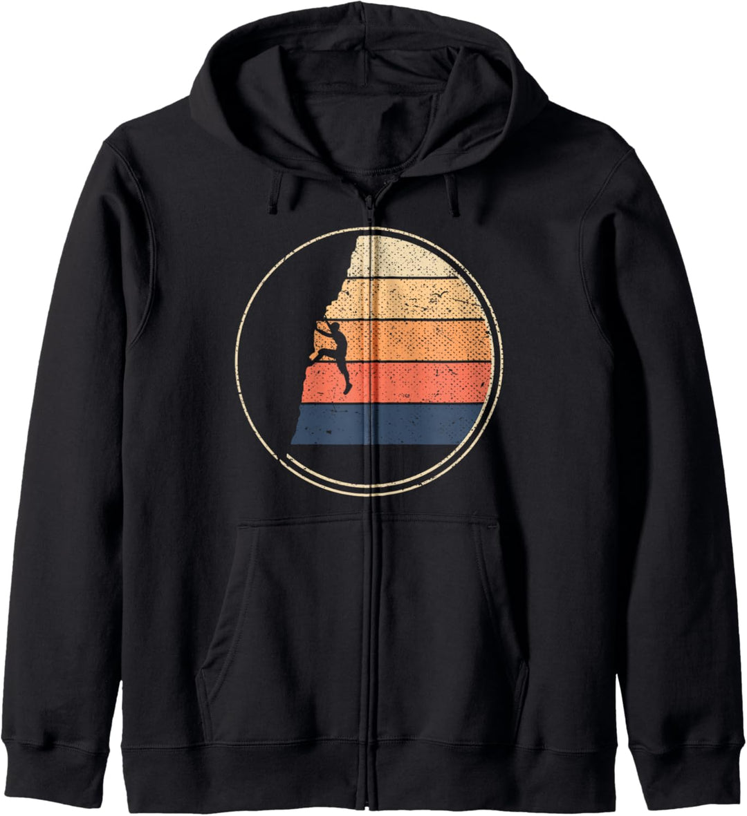 Retro Klettern Kapuzenjacke