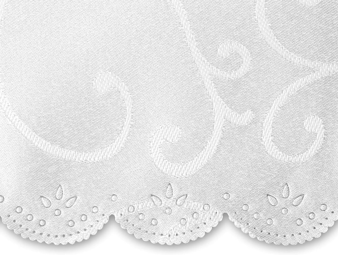 Gräfenstayn® 4er-Set Stuhlhusse Sofia mit Schleife, im Jacquard Muster runde und eckige Stuhllehnen