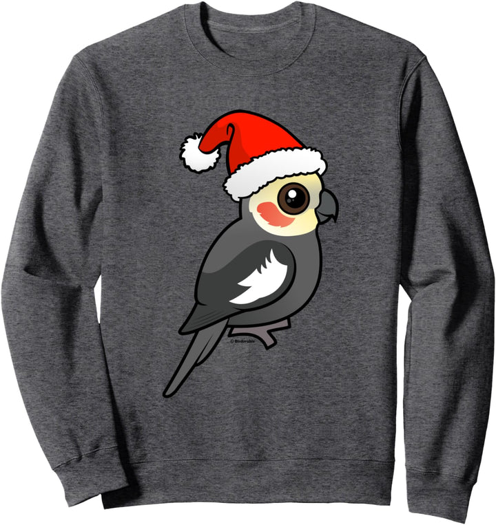 Nymphensittich Weihnachtsmann Cute Santa Claus Cockatiel Sweatshirt