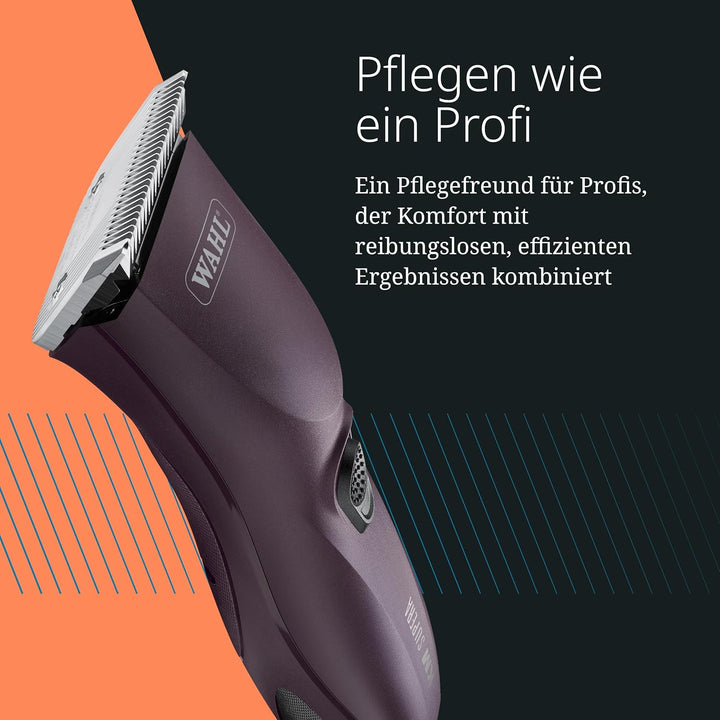 Wahl KM Supera Cordless Pet Clipper - 2 austauschbare Batterien, 2 High-Speed-Einstellungen, leichte