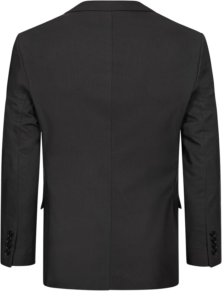 Indumentum Herren Sakko Blazer IJS-103 L Schwarz, L Schwarz