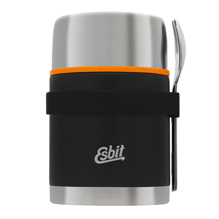 Esbit Thermobehälter Classic für Speisen - Warmhaltebehälter 750 ml in Schwarz - aus Edelstahl für w