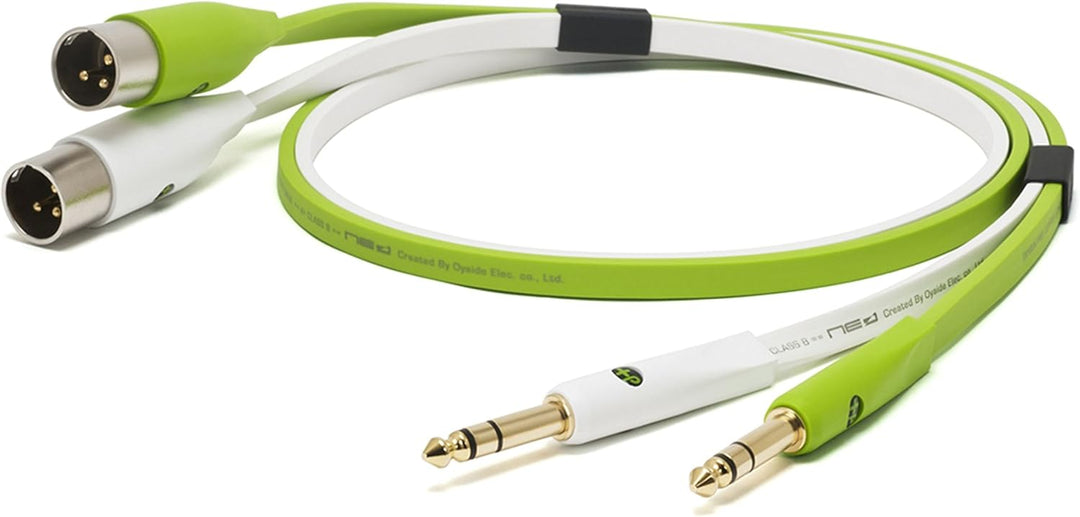 Neo NEOTXMB2M d+ Class B Verbindungskabel, 1/4 inch TRS auf XLR männlich, 2 m