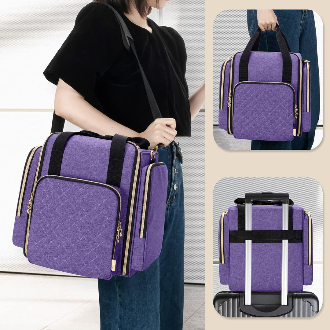Luxja Kosmetiktasche für Damen & Herren, Kulturbeutel mit Grosser Kapazität, Schminktasche für profe