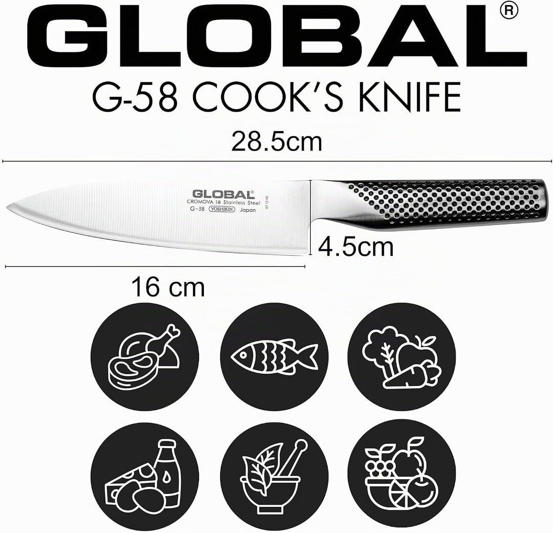 Global G-58 Kochmesser, 16 cm